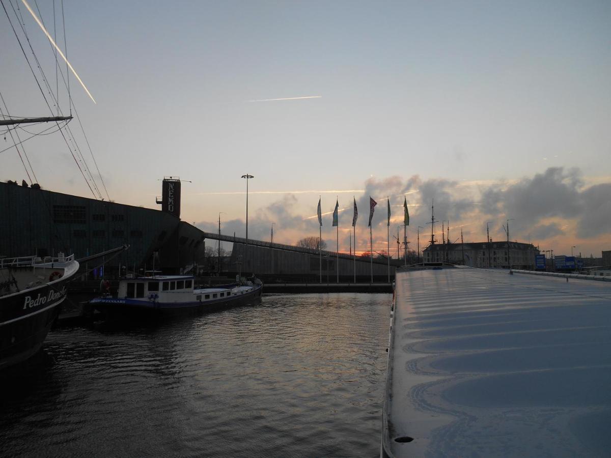 אמסטרדם Hotelboat Iris מראה חיצוני תמונה